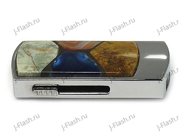 Флешка с мозаикой: вид сбоку