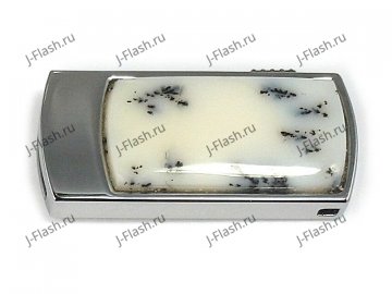 Флешка с агатом: вид сверху