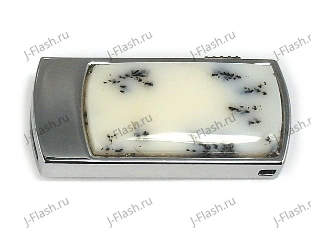 Флешка с агатом: вид сверху