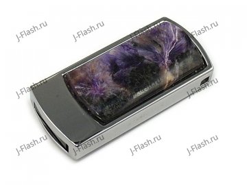 USB диск с чароитом: общий вид