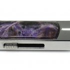 Подарочная флешка с чароитом: вид сбоку