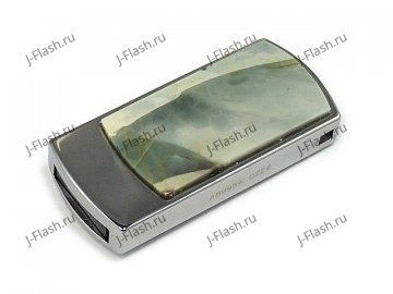 Сувенирная флешка с яшмой: общий вид