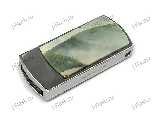 Сувенирная флешка с яшмой: общий вид