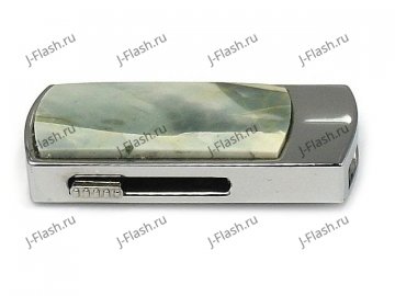 Флешка в яшме: вид сбоку