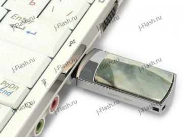 Промо флешки с яшмой: подключение к компьютеру