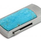 Рекламная флешка с бирюзой: надежный фиксатор