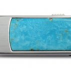 Бирюзовая флешка: вид сверху