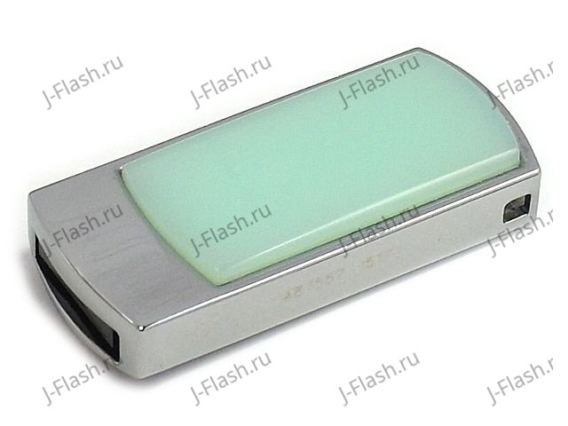 Подарочная USB флешка с хризопразом: общий вид