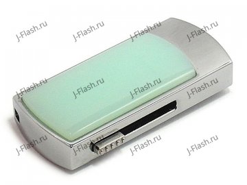 Рекламная флешка с хризопразом: надежный фиксатор