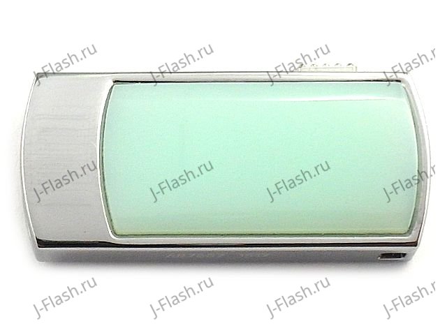 Хризопразовая флешка: вид сверху